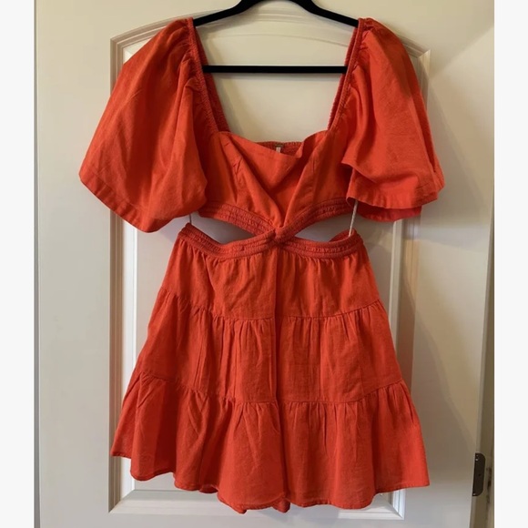 Free People Cross of Sunlight Cutout Mini Dress - Picture 3 of 9